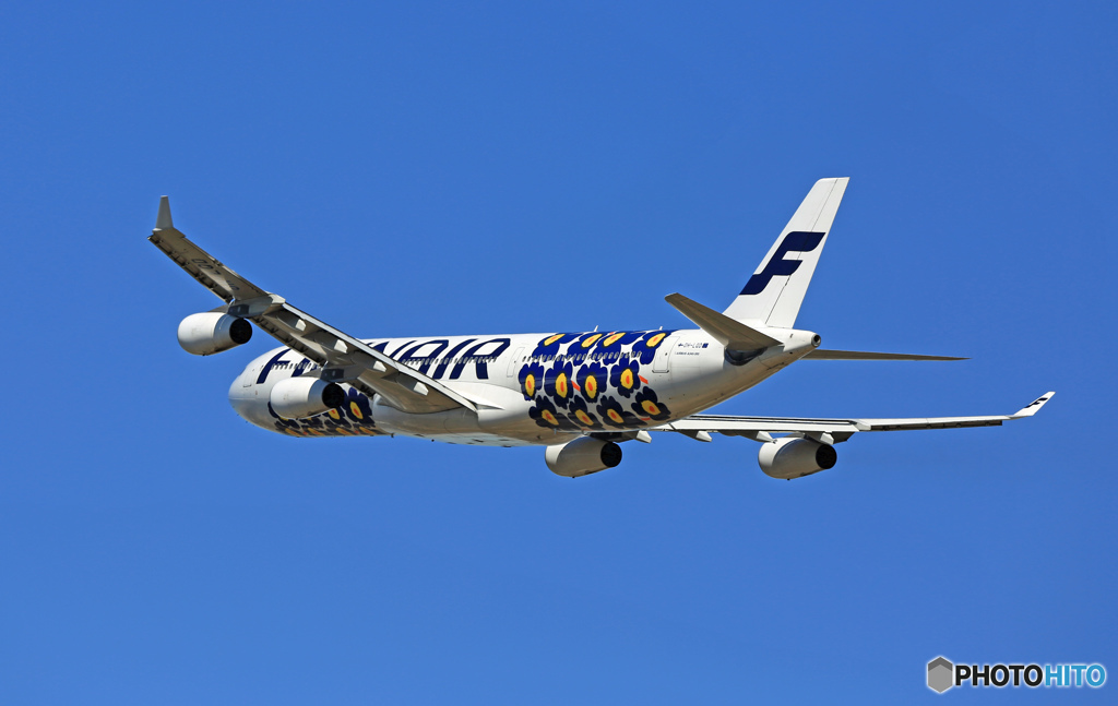 Finnair A340-313 OH-LQD 飛行 