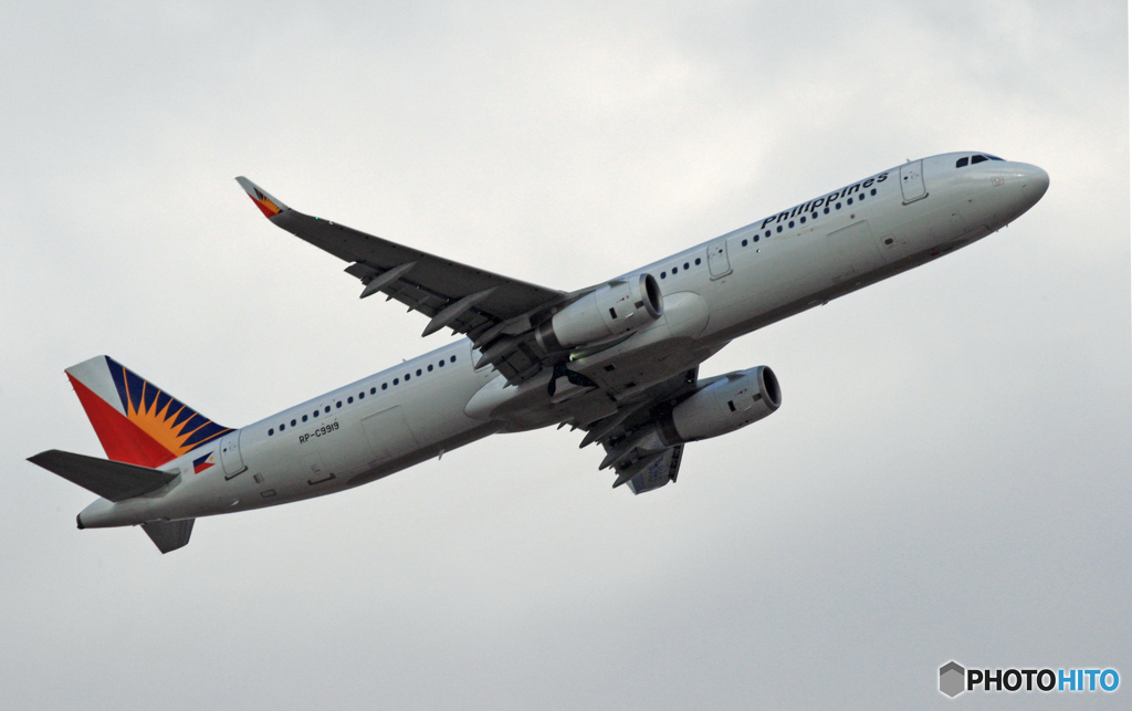 飛び立ち　Philippines A321-231 RP-C9919