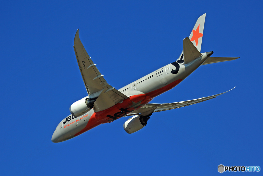 Jetstar 787-8 VH-VKA  飛行　