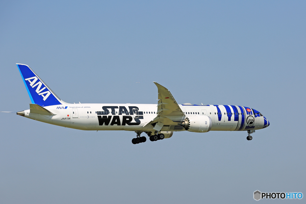 ☀ 「STAR WARS」 787-9 JA873A Landing