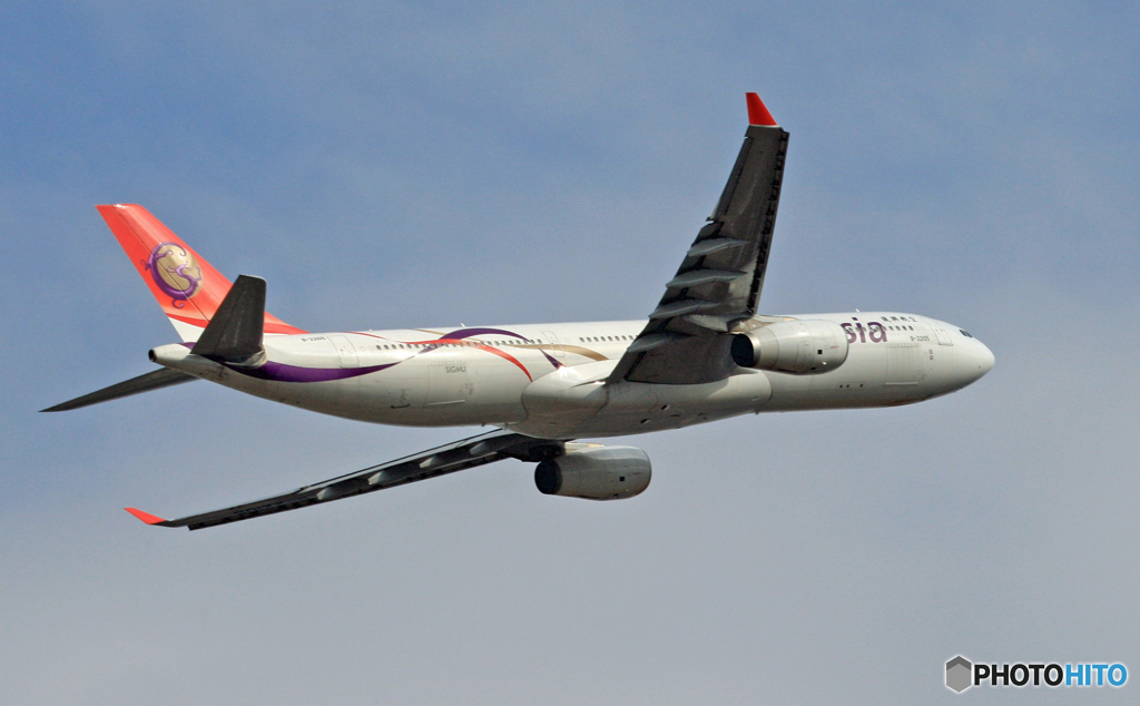 TRANS ASIA A330-343 B-22105 飛び立ち　
