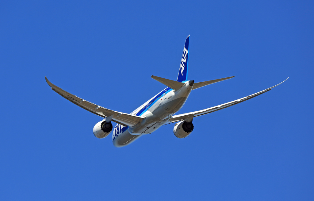 離陸 ANA 787-8 JA806A