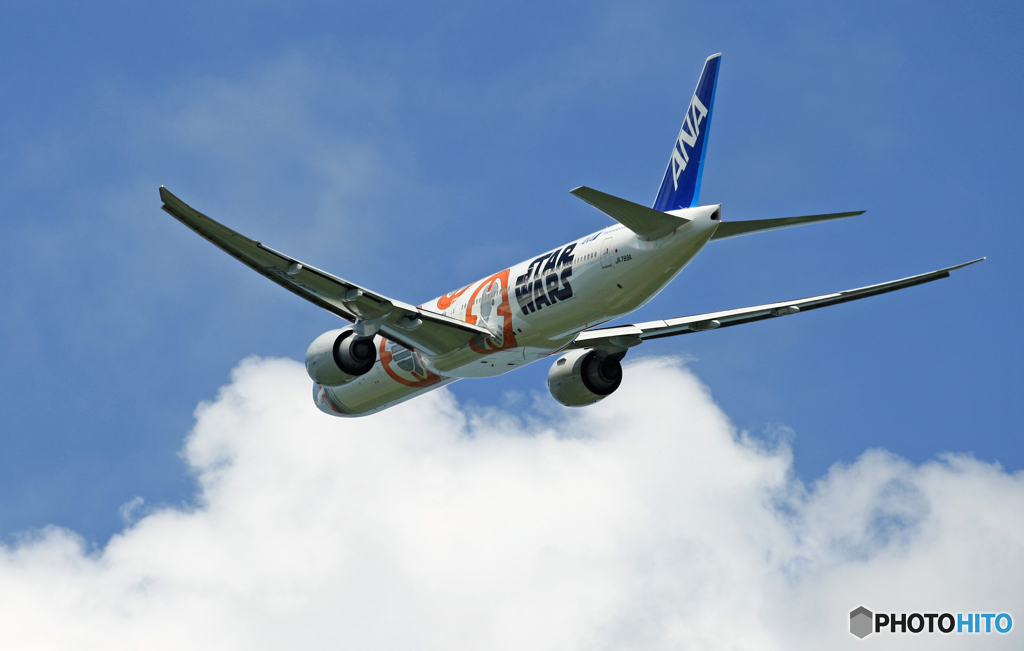 離陸 [STAR WARS] 777-381 JA789A