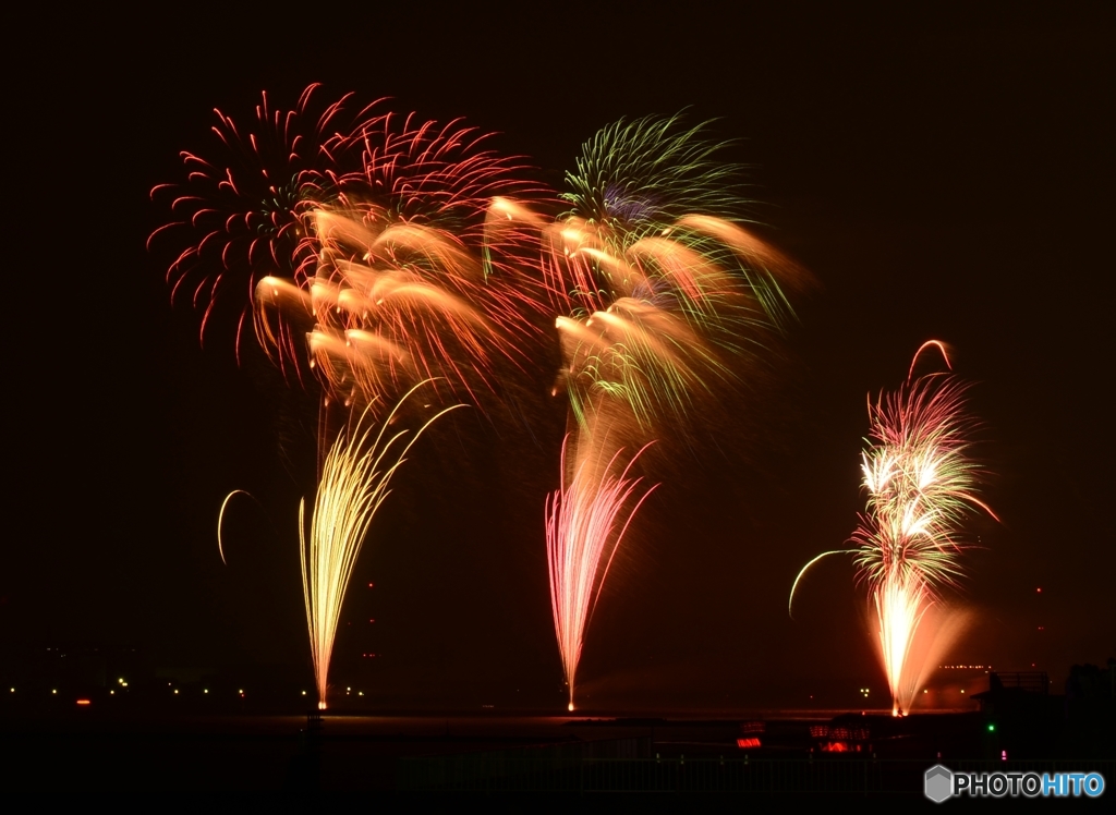 ☮　休憩タイム（177）花火　☮　