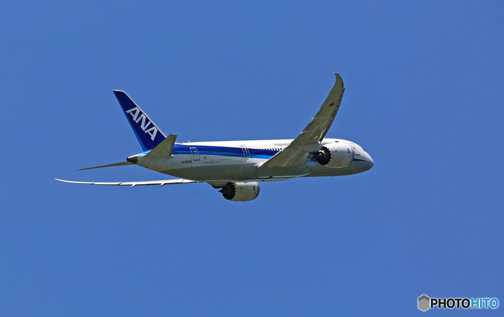 飛行 ANA 787-8 JA828A