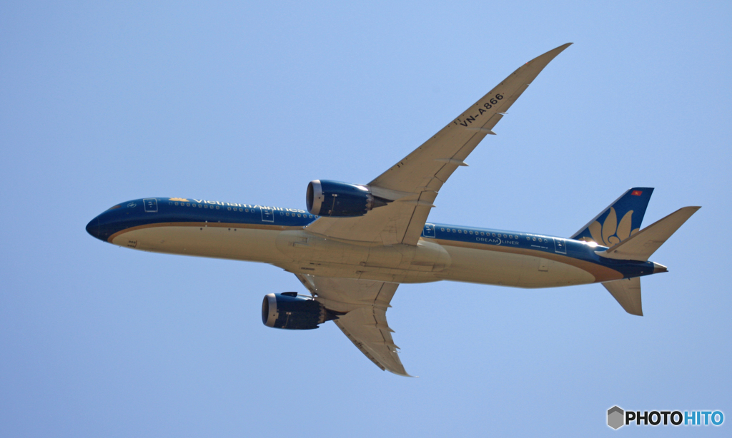 出発 vietnam 787-9 VN-A866
