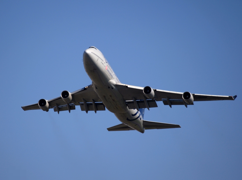 China 747-400 離陸　