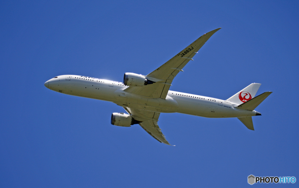 飛行 JAL 787-9 JA863J