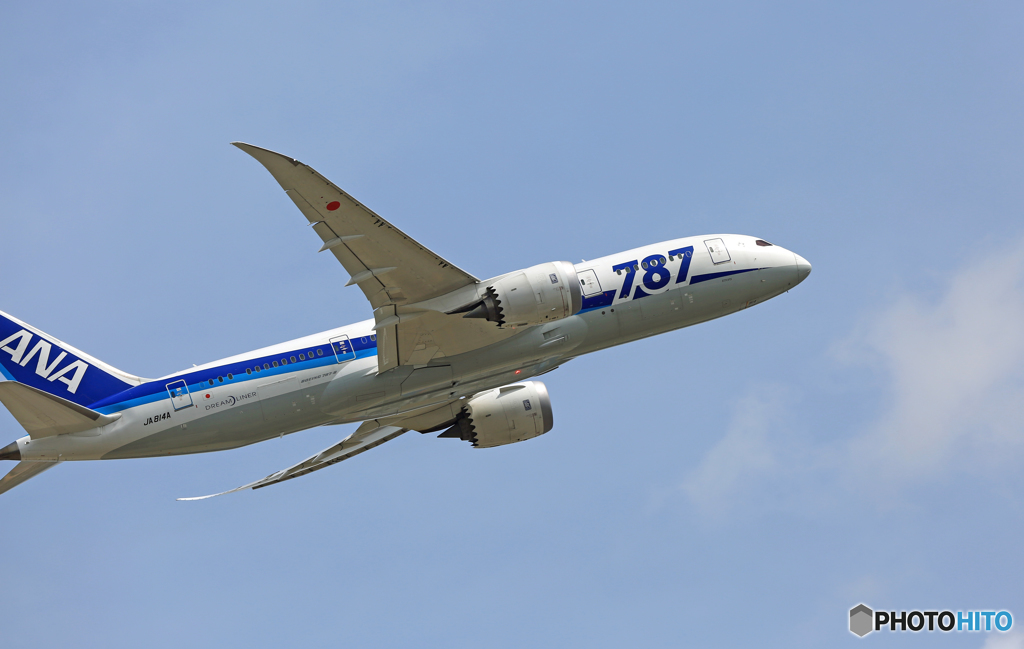 ANA 787-8 JA814A 離陸　