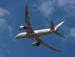 JAL 787-8 出発