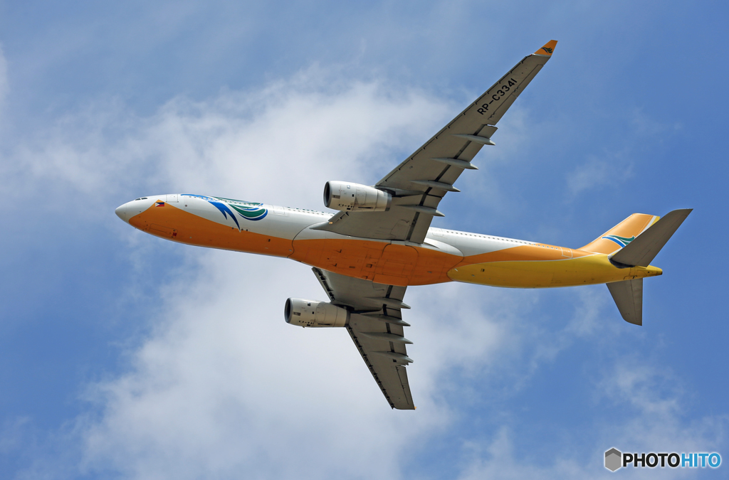 「青空」 CEBU A320-343 RP-C3341 Takeoff 