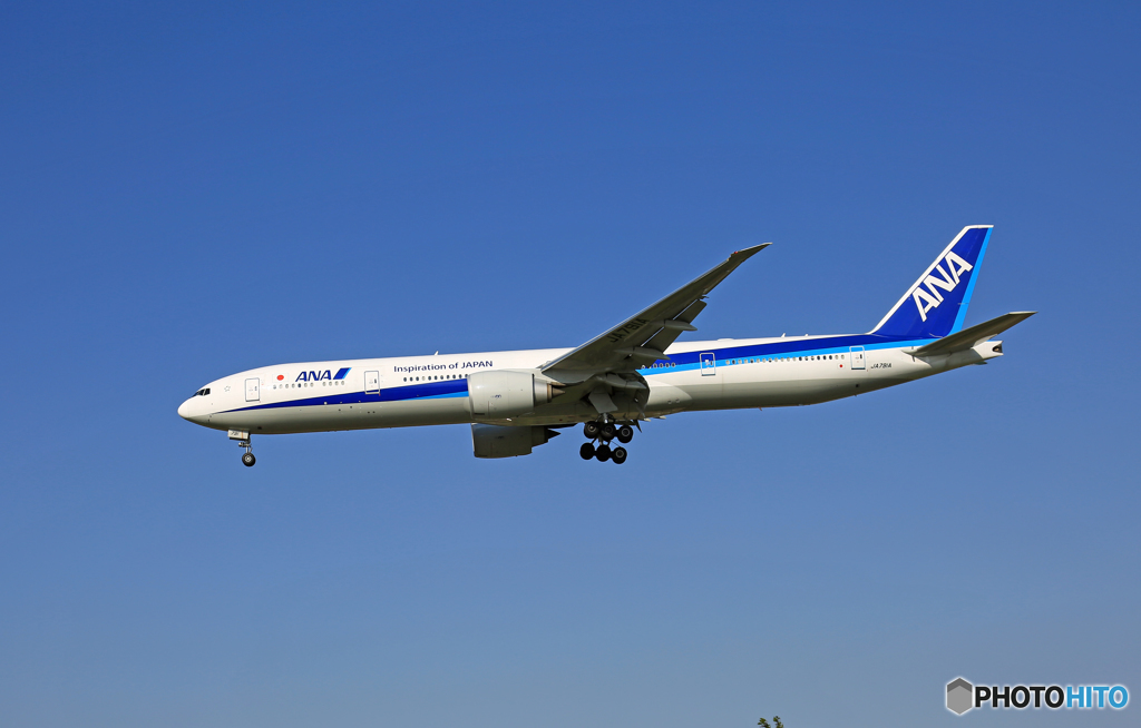 「はれー」 ANA 777-381 JA791A 到着