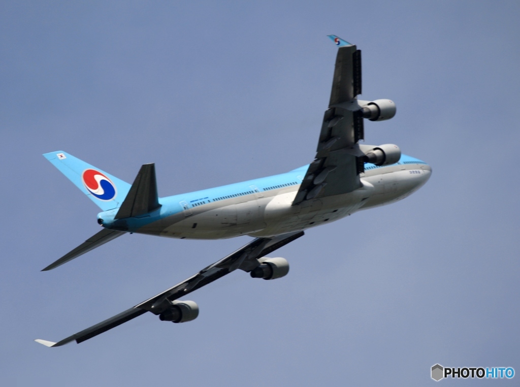 KOREAN 747-400 離陸　
