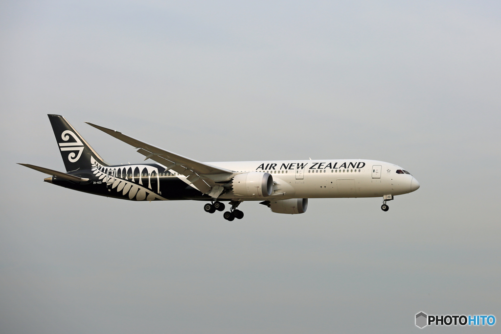 「良い天気」 Air NZ' 787-9 ZK-NZG Landing