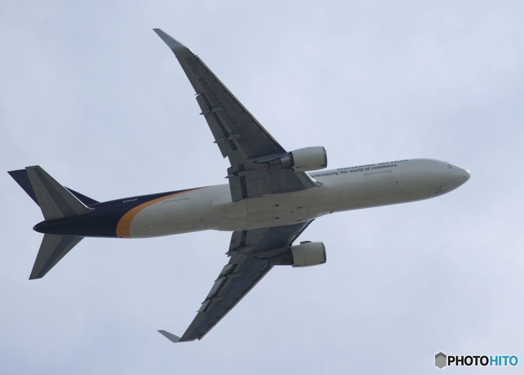 UPS 767-34AF 飛行　