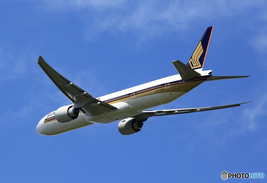 離陸 Singapore 777-312 9V-SWZ