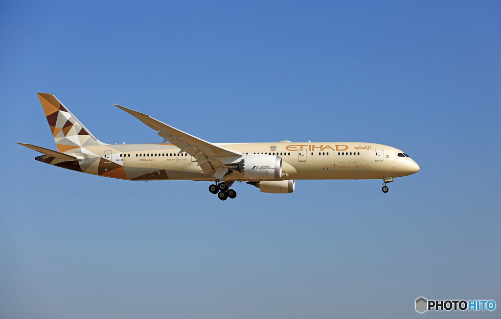 ☀Etihad Airways Boeing B787-9 A6-BLE☮　