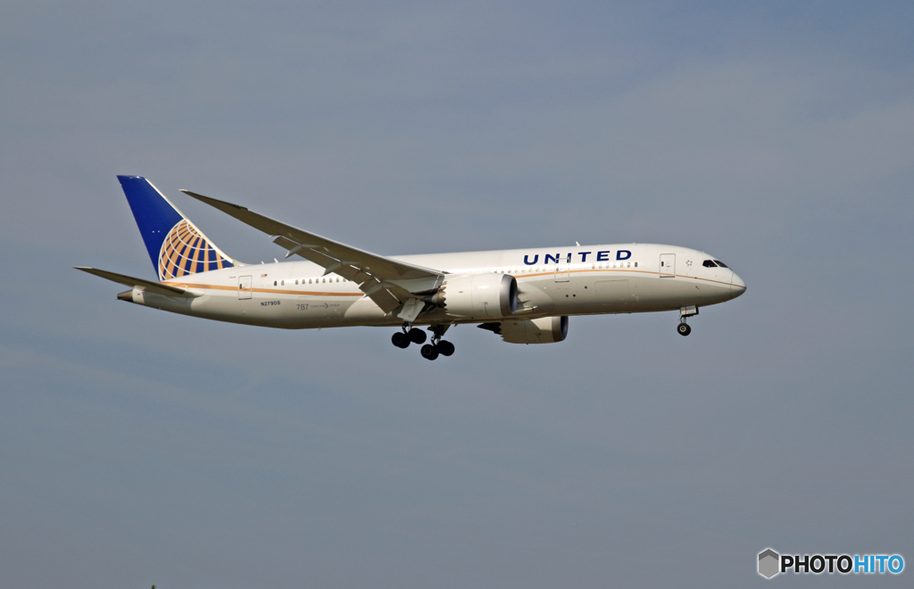 UNITED 787-8 N27908 着陸 