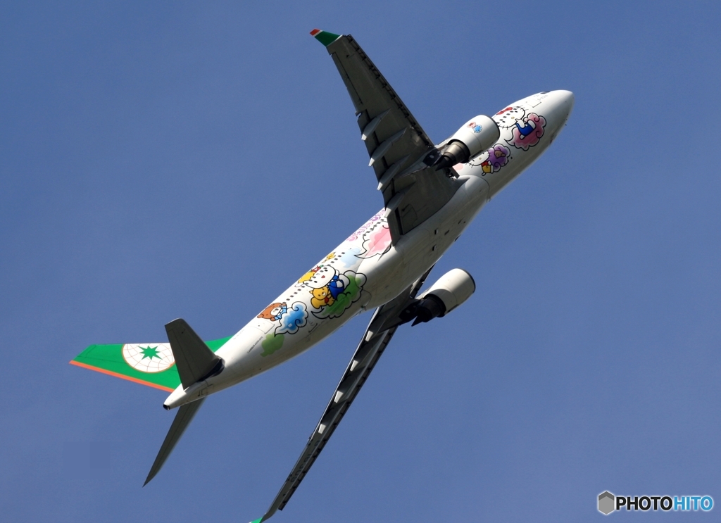 EVA A330-203 飛行　