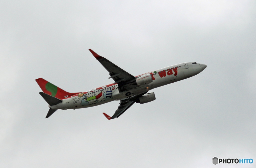 「☁」 t'way 737-8Q8 HL8294