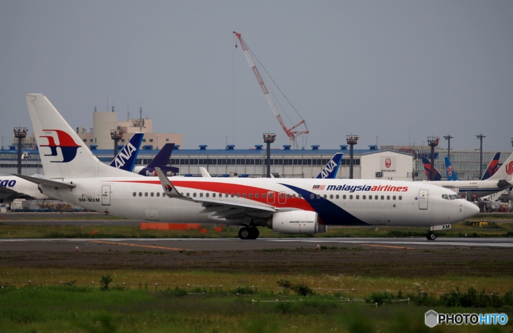 malaysia 737-800 出発　