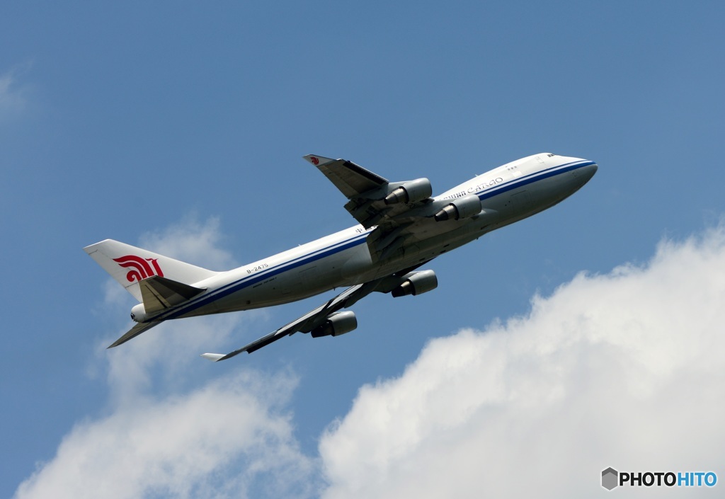 AIR CHINA Cargo 747-4F 飛行　