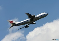 AIR CHINA Cargo 747-4F 飛行　