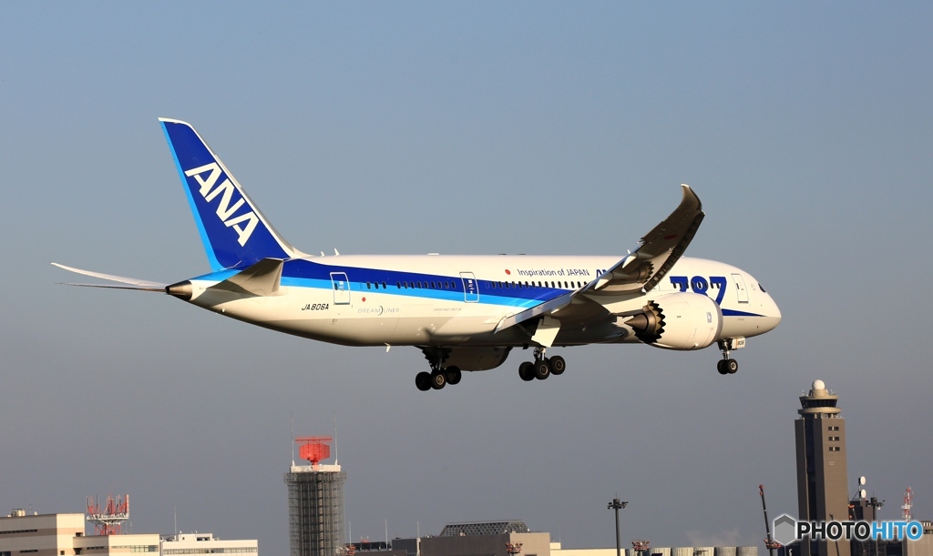 到着　ANA 787-8 JA806A  