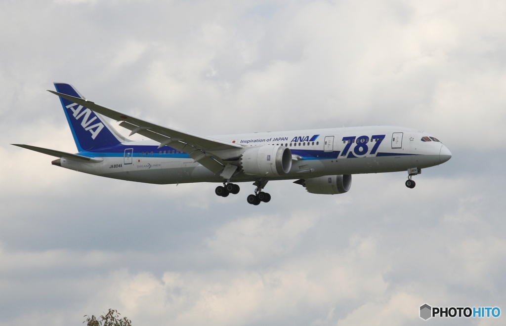 ANA 787-8 到着　