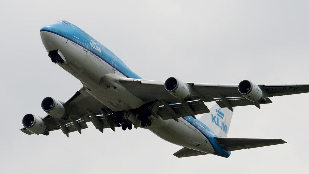 離陸（29-1）KLM 747-400 [a]