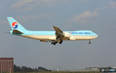 「良い天気」 Korean Cargo 747-8F HL7609 到着 「良い天気」 Korean Cargo 747-8F HL7609 到着