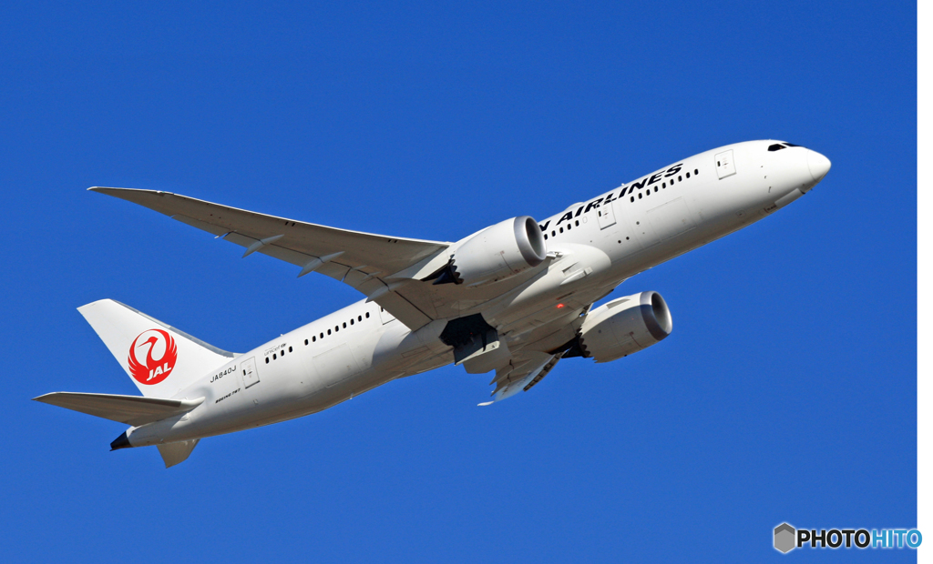 JAL 787-8 JA840J 離陸 