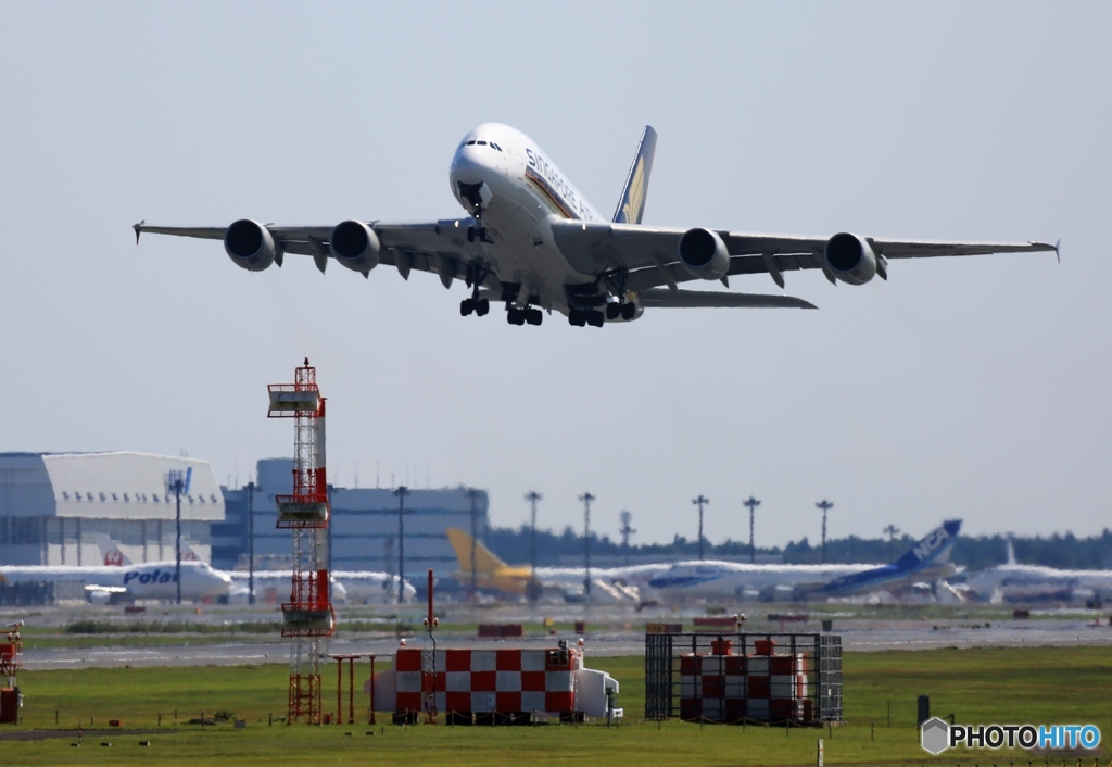 ✈Singapore A380-841、ｺﾚ意外と難しいですよ？