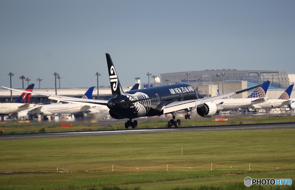 「Ａｌｌ　Ｂｌａｃｋｓ」 787-9 ZK-NZE　