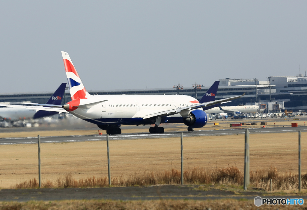 「ぶるー」 British 787-9 G-ZBKC 出発