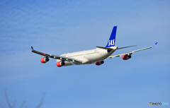 ☀SAS A340-313 OY-KBI出発 