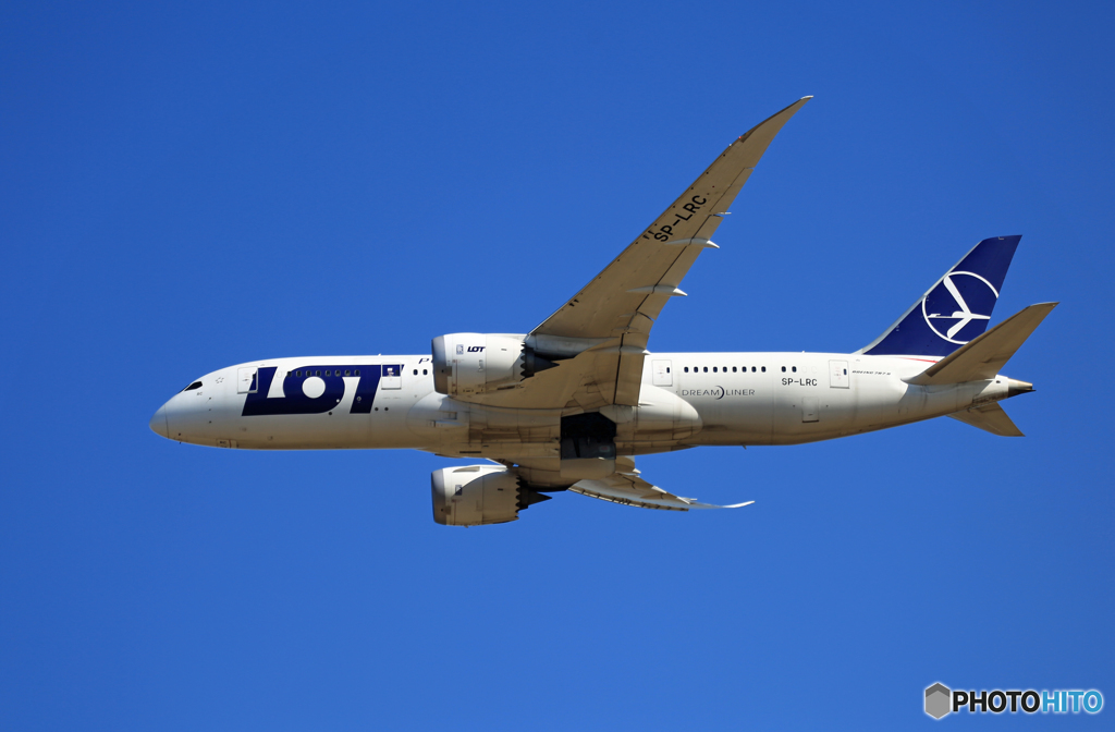 「☁なし」 LOTポーランド 787-8 SP-LRC