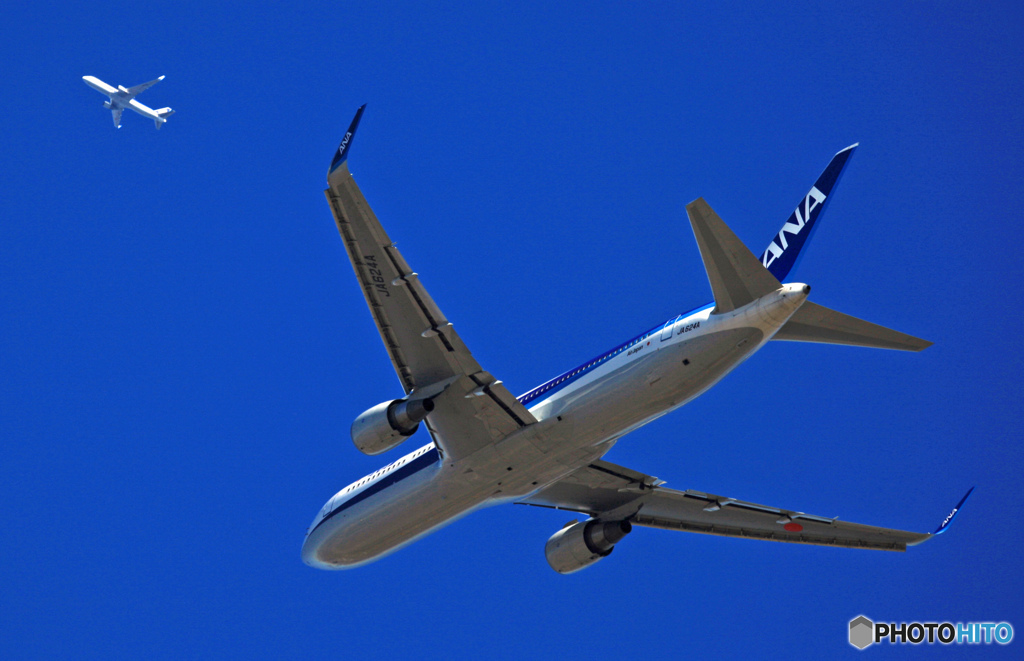 +ANA 767-381  JA624A離陸 