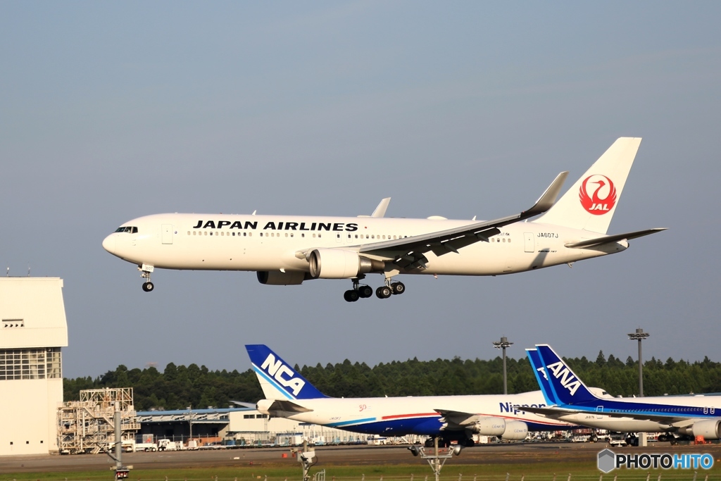 JAL 767-346  到着　