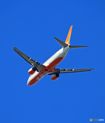 「青空」JEJU 737-800 HL7780飛び立ち 