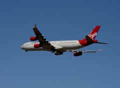 virgin A340-300 離陸