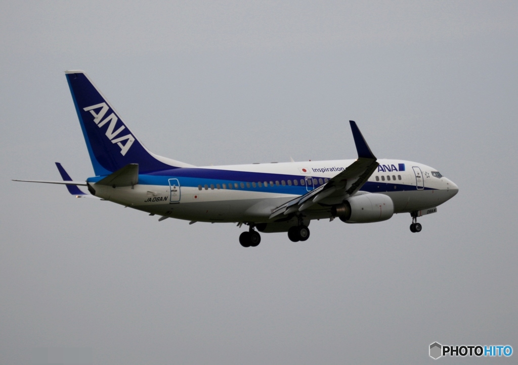 ANA 737-800 着陸　