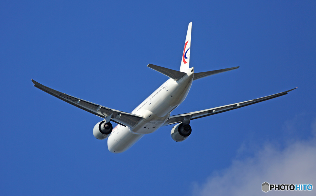 China 777-39P B-2025 飛行 