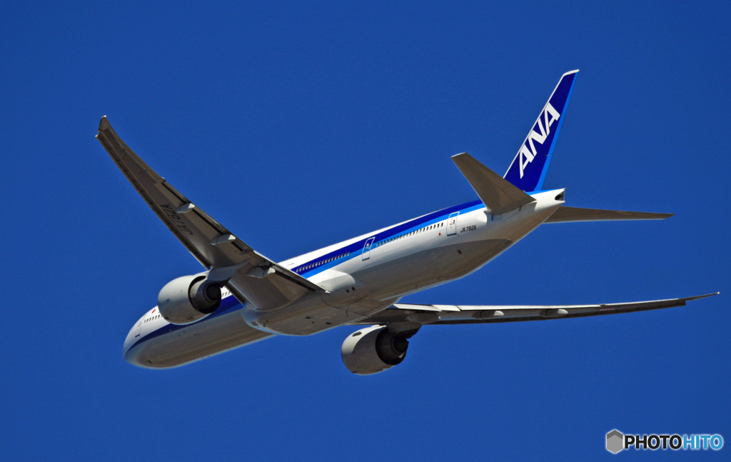 離陸 ANA 777-381 JA782A