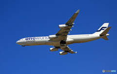 「青い空」が一番 Finnair A340-313 OH-LQE