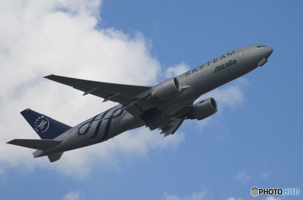 Alitalia 777-243 離陸