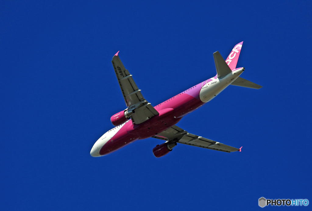 「すかい」 peach A320-214 JA818P出発