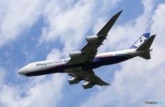 NCA 747-8KZF 出発　