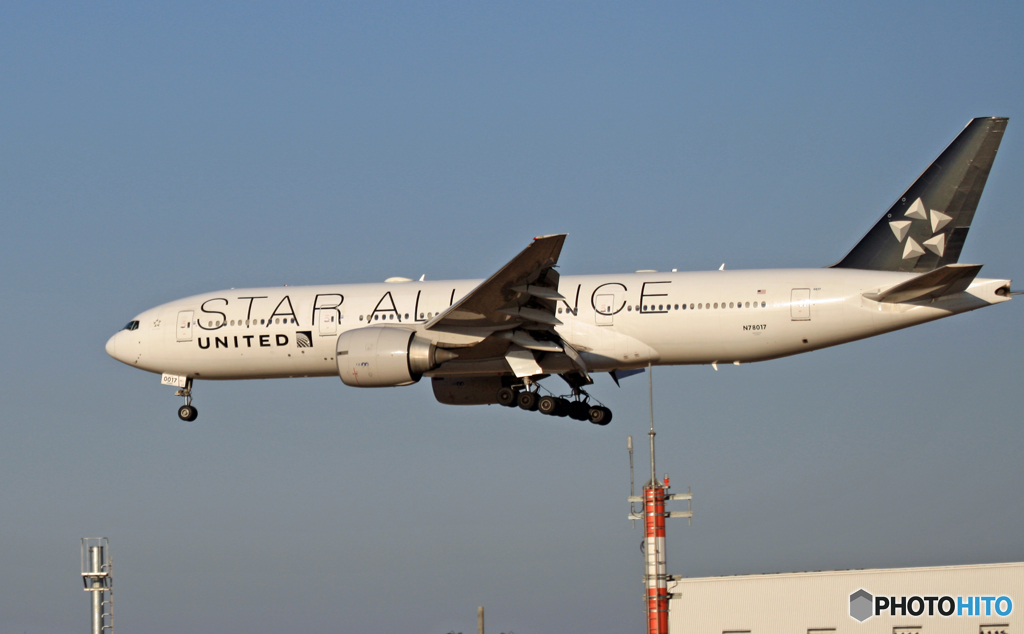 到着 UNITED 777-224 N78017