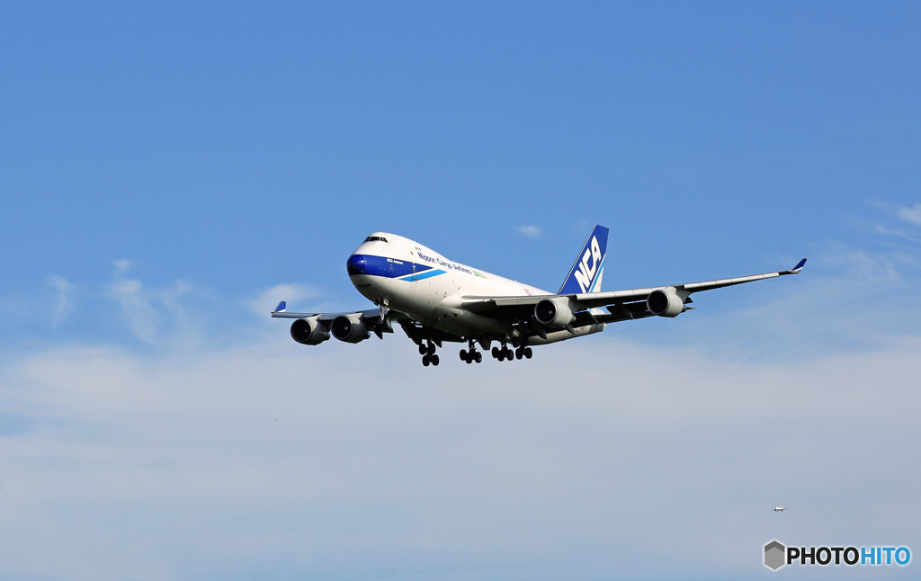 着陸NCA 747-400F JA06KZ/ジャンボ保存委員会 